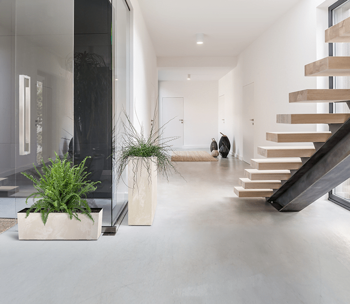 Doniczka URBI CASE BETON EFFECT - marengo | 580 mm - obrazek 2