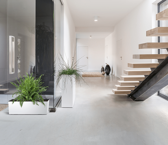 Doniczka URBI CASE TOWER - biały | 770 mm - obrazek 3